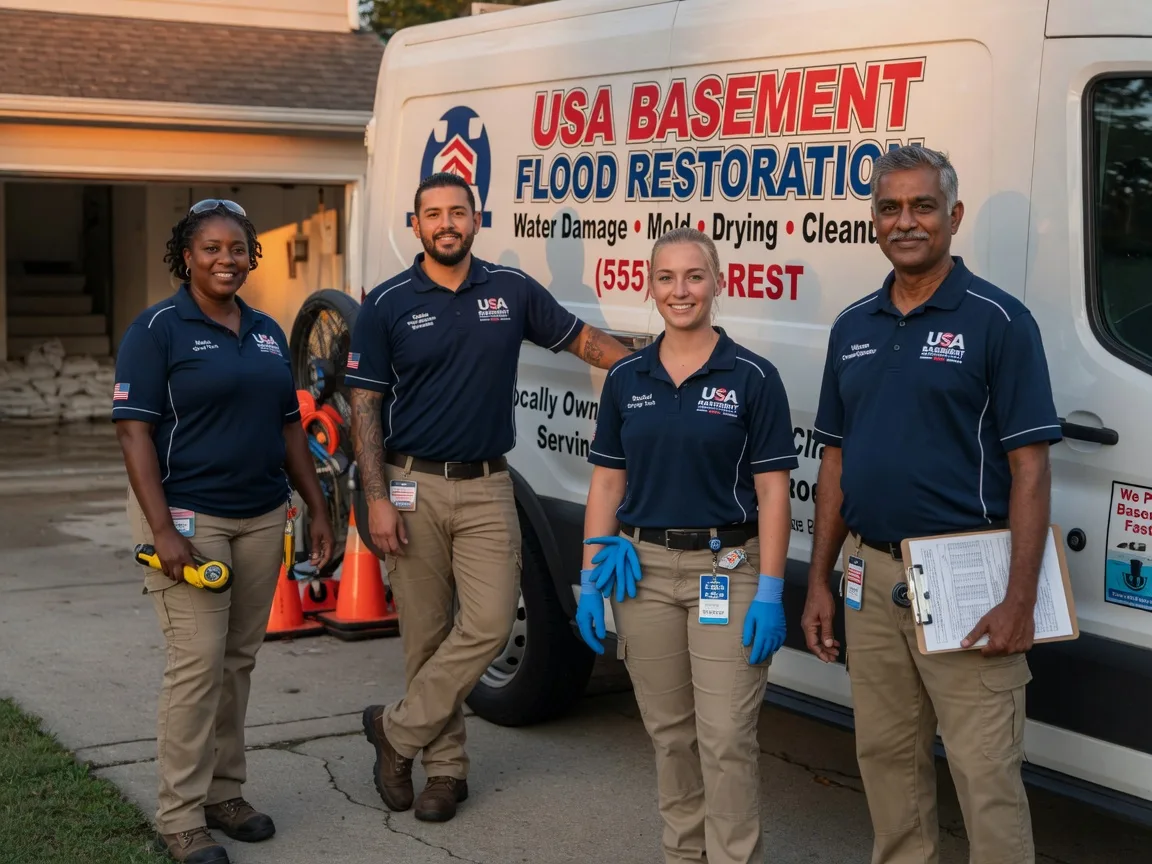 Basement Flood Cleanup company in Lorraine, KS
