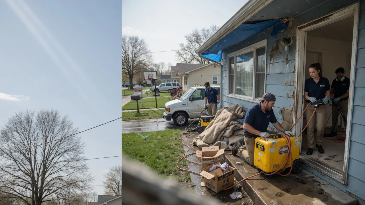 Basement Flood Cleanup in Lorraine, KS near me